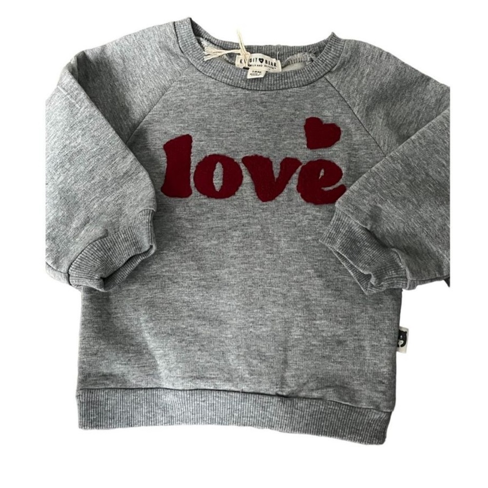 LOVE Rabbit and Bear Sweat Shirt, 18m